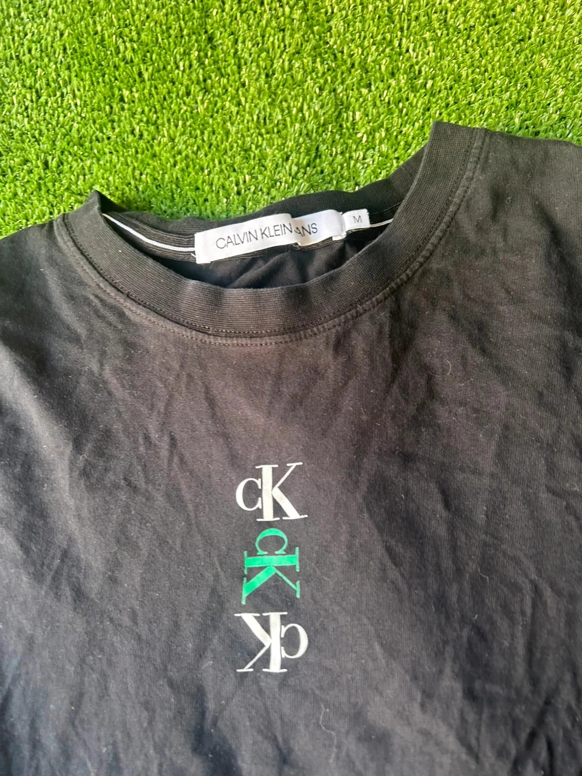 Calvin Klein Jeans printed black t-shirt – photo 4